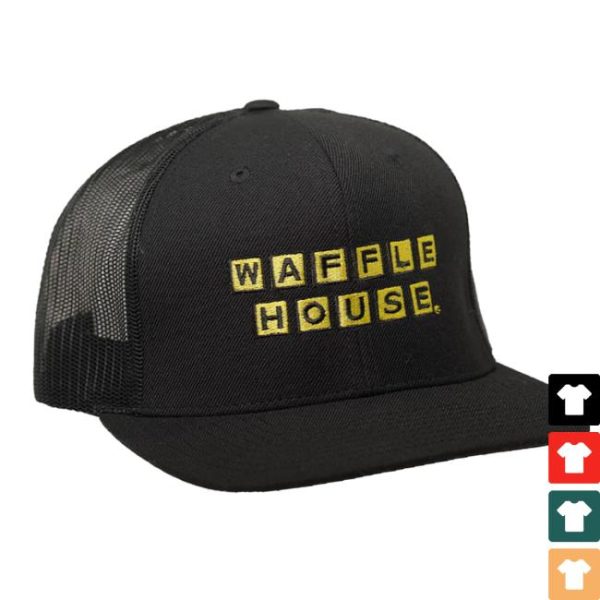 Waffle House Store Merch Waffle House Flat Bill Trucker Hat