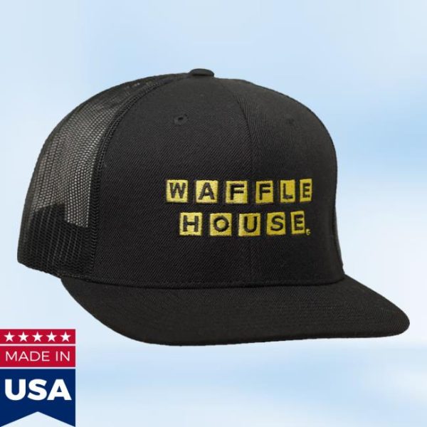 Waffle House Store Merch Waffle House Flat Bill Trucker Hat