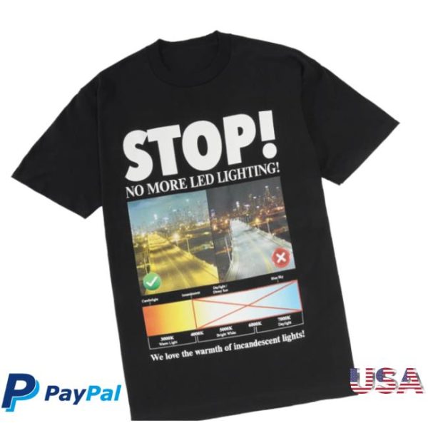 Lofistore Store Merch Led Lighting Black Tee
