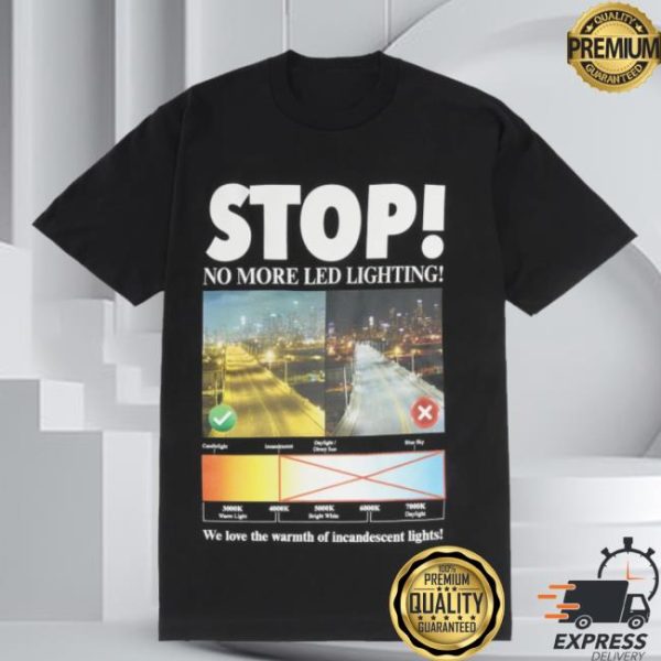 Lofistore Store Merch Led Lighting Black Tee