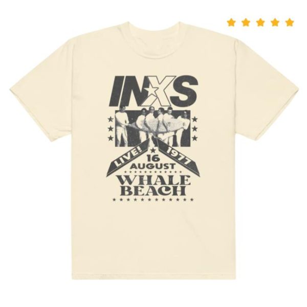 Inxs Official Store Merch Inxs Live At Whale Beach T-Shirt