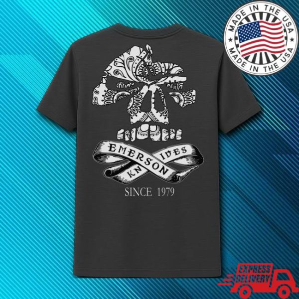 Emerson Knives Store Merch Sugar Skull T-Shirt