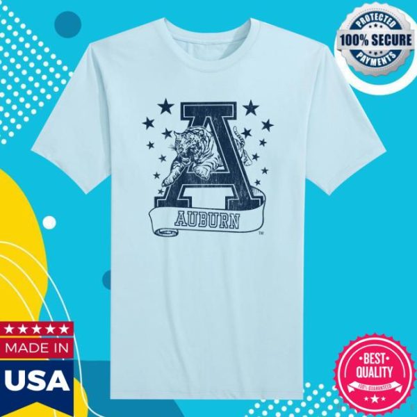 Jnj Apparel Merch 90S Auburn Stars T-Shirt