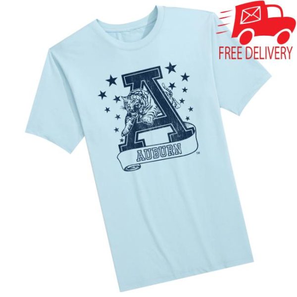 Jnj Apparel Merch 90S Auburn Stars T-Shirt
