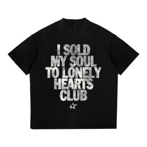 Lonely Hearts Club Merch Store I Sold My Soul Cropped Premium T-Shirt