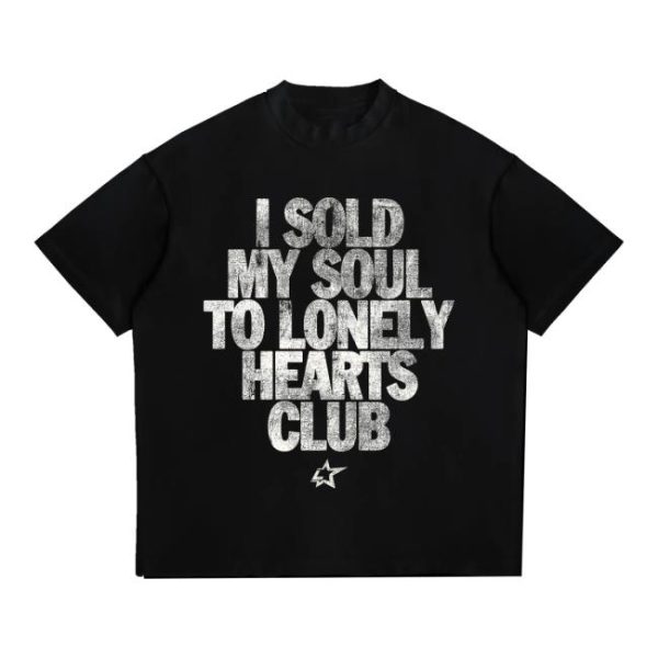 Lonely Hearts Club Merch Store I Sold My Soul Cropped Premium T-Shirt