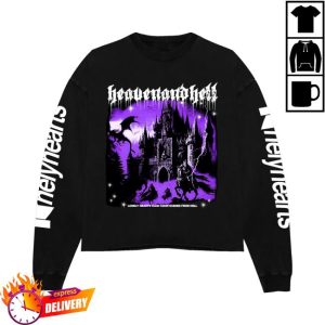 Lonely Hearts Club Merch Store Scenes From Hell Cropped Crewneck Sweatshirt