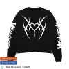 kenny Lonely Hearts Club Merch Store Scenes From Hell Cropped Crewneck Sweatshirta