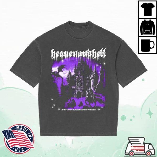 Lonely Hearts Club Merch Store Scenes From Hell Premium T-Shirt