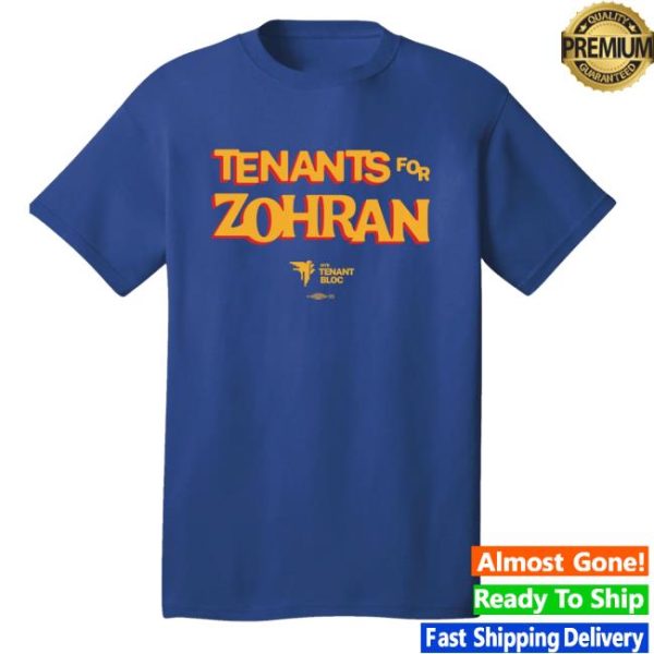 Nys Tenant Bloc Merch Store Tenants For Zohran Shirt