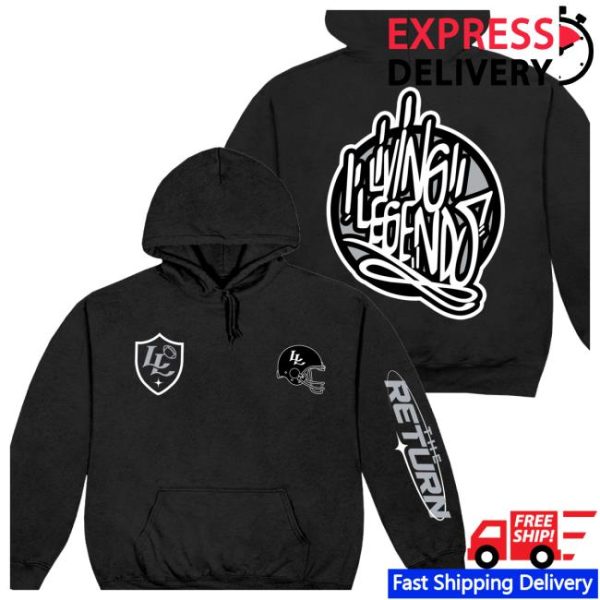 Legendary Music Store Merch Living Legends The Return Black Hoodie