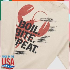 Lobster Merch Store Shop Boil. Bite. Repeat. Sweatshirt