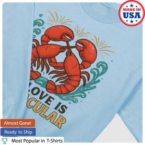 Lobster Merch Store Shop Our Love Is Lobstacular Sweatshirt