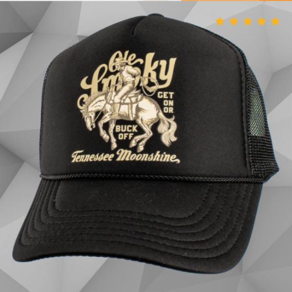 Ole Smoky Store Merch Skeleton Cowboy Foam Trucker Hat