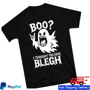 Devilry Clothing Store Merch Boo Thought You Said Blegh T-Shirt