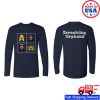 kenny screaming orphans store merch 4 heads long sleeve navy shirt