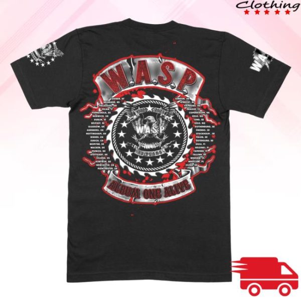 Mfl Stores Merch Wild Child World Tour 2025 Official Black Tour T-Shirt