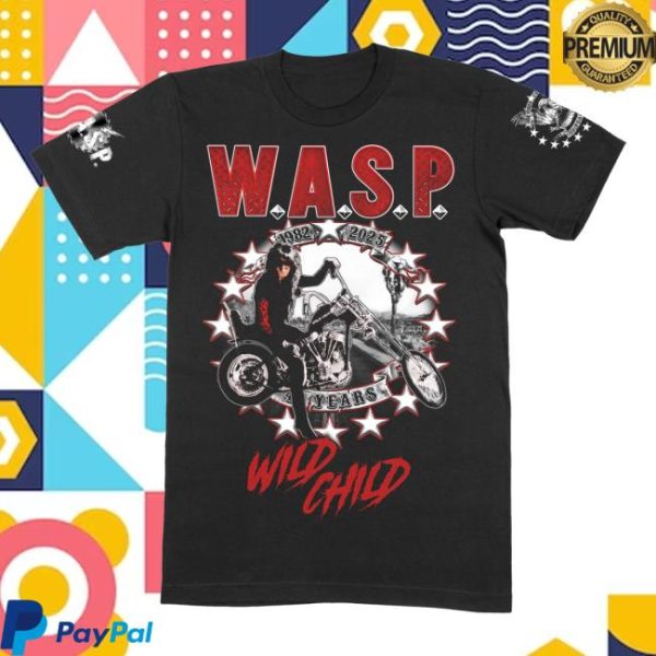 Mfl Stores Merch Wild Child World Tour 2025 Official Black Tour T-Shirt