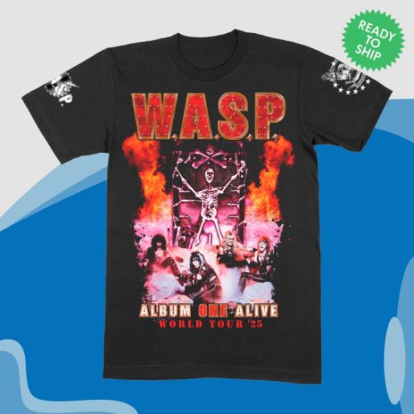 Mfl Stores Merch Album One Alive Band World Tour 2025 Official Black T-Shirt