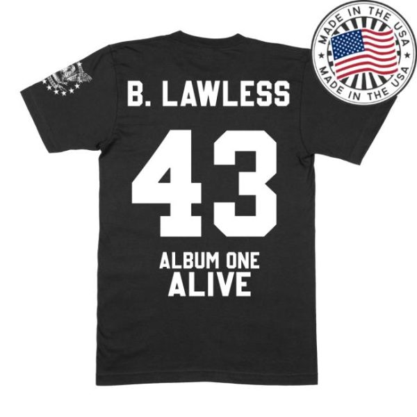 Mfl Stores Merch Album Eagle B Lawless Black T-Shirt