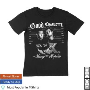 Good Charlotte Merch Store Old School Mugshot T-Shirt