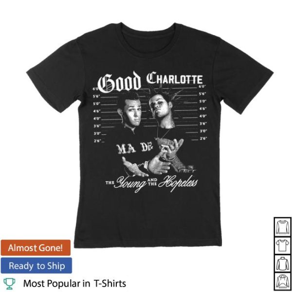 Good Charlotte Merch Store Old School Mugshot T-Shirt