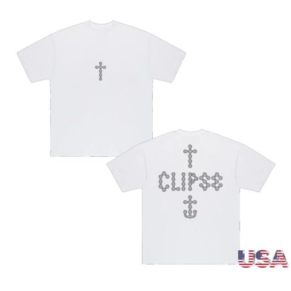 Letgodsortemout Merch Store Josh Sperling X Clipse Cross Tee
