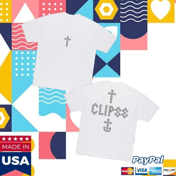Letgodsortemout Merch Store Josh Sperling X Clipse Cross Tee