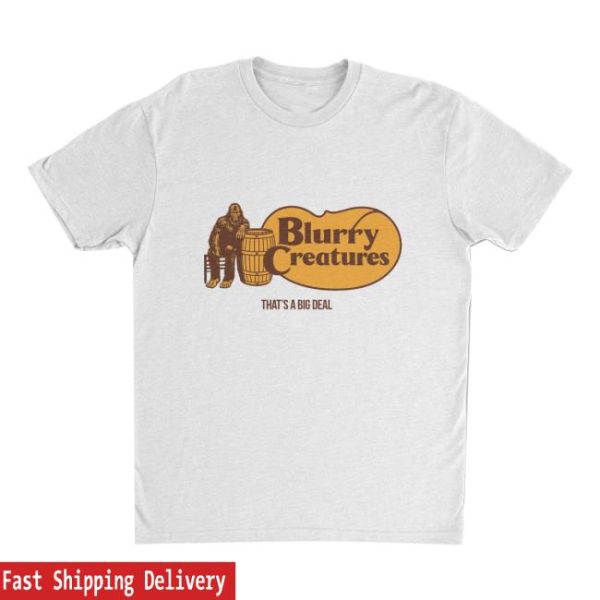 Blurry Creatures Merch Store Squatch And Barrel Shirt