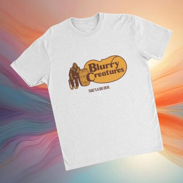 Blurry Creatures Merch Store Squatch And Barrel Shirt
