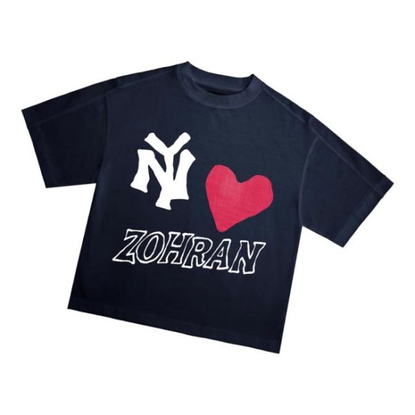 Chnge Merch Store Ny Love Zohran Ss Tee Navy