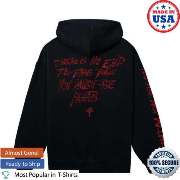Xxxtentacion Merch Store 17 Numb Hoodie Bred