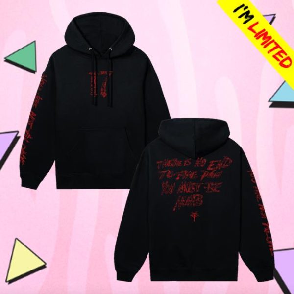 Xxxtentacion Merch Store 17 Numb Hoodie Bred