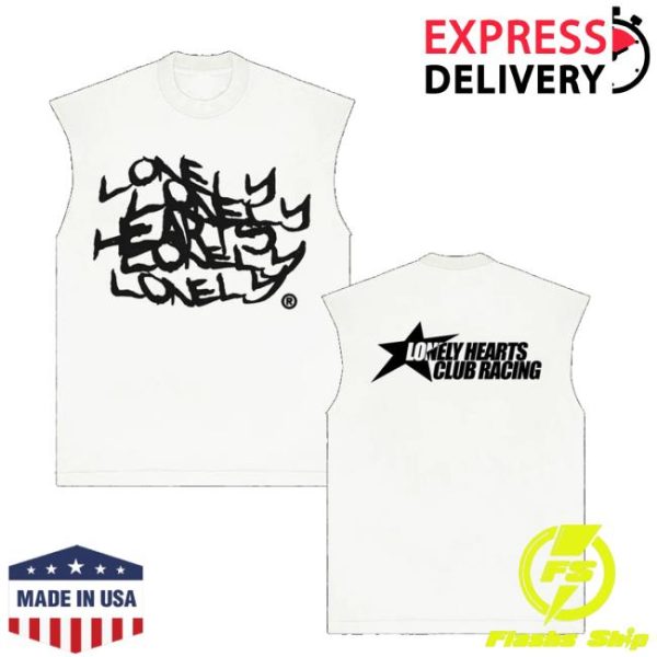 Lonely Hearts Club Merch Store Lonely Hearts Scribble Tank T-Shirt