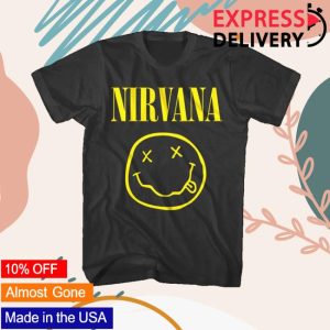 Nirvana Merch Store Nirvana Smiley Tee
