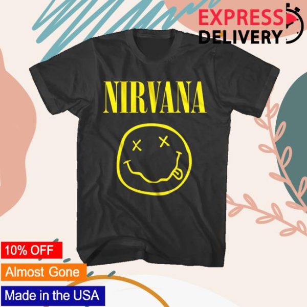 Nirvana Merch Store Nirvana Smiley Tee