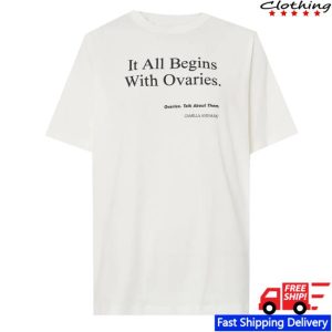 Camilla And Marc Merch Store It All Begins With Ovarian Cancer Unisex Tee