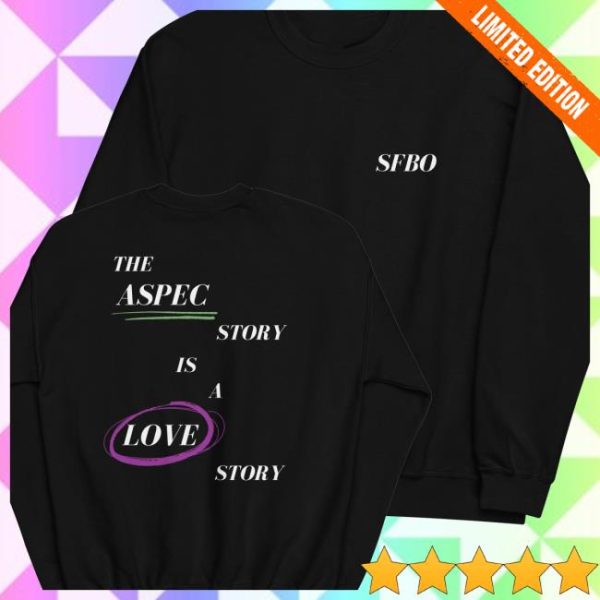Soundsfakepod Store Merch The Aspec Story Sweatshirt