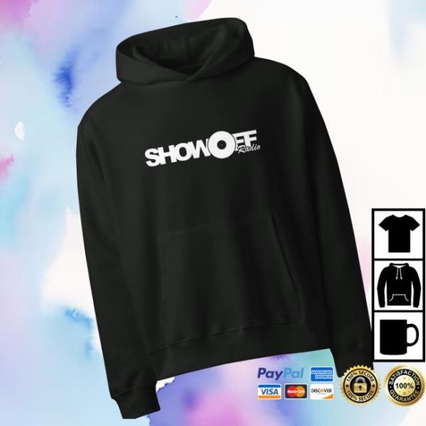 Showoff Hiphop Store Merch Showoff Radio Oversized Heavyweight Hoodie