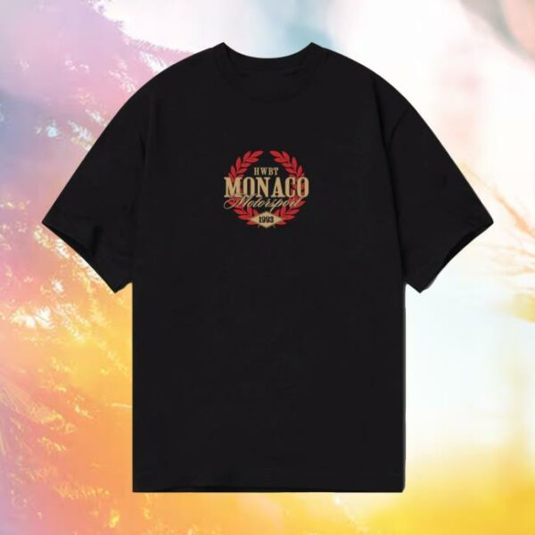 Hwbt Store Merch Monaco Oversized Black T-Shirt
