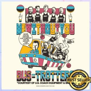Mewithoutyou Store Merch Bus-Trotters Short Sleeve T-Shirt