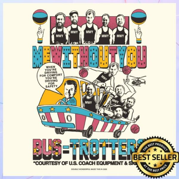 Mewithoutyou Store Merch Bus-Trotters Short Sleeve T-Shirt