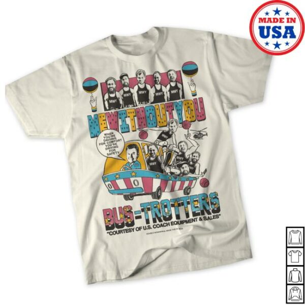 Mewithoutyou Store Merch Bus-Trotters Short Sleeve T-Shirt