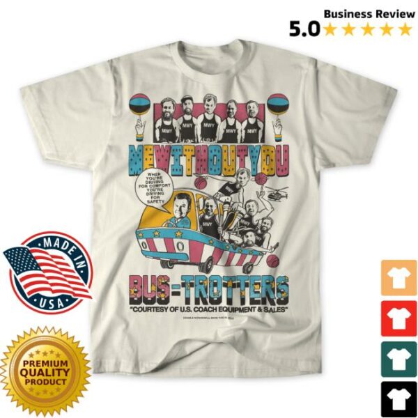 Mewithoutyou Store Merch Bus-Trotters Short Sleeve T-Shirt
