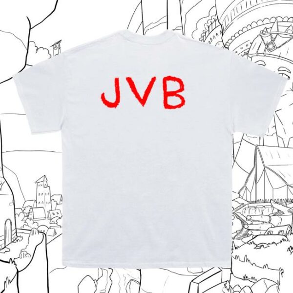 Jvbstore Store Merch Demon White Tee