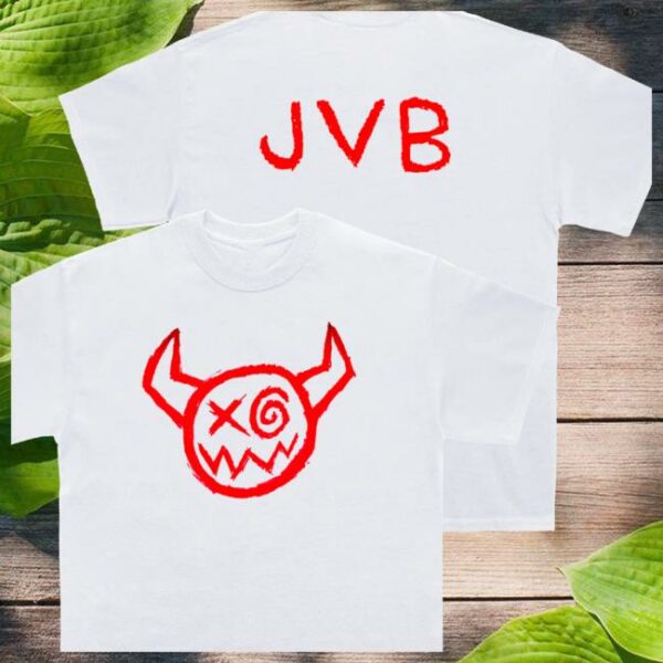 Jvbstore Store Merch Demon White Tee