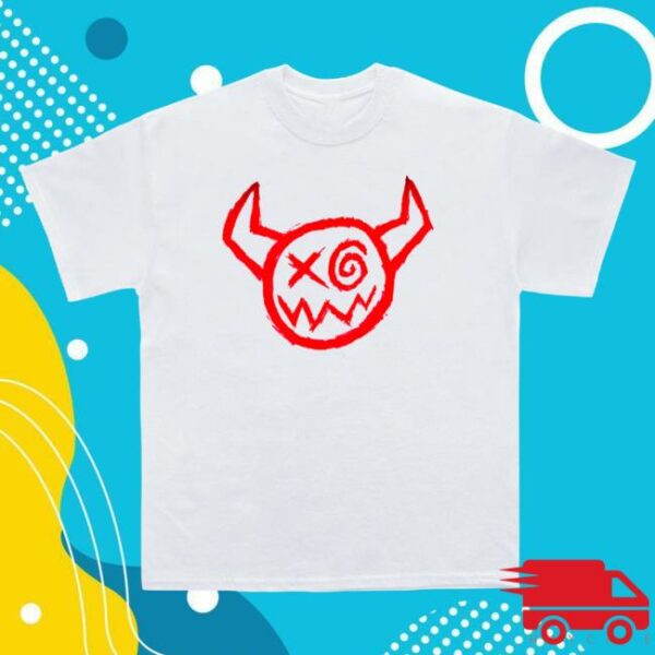 Jvbstore Store Merch Demon White Tee
