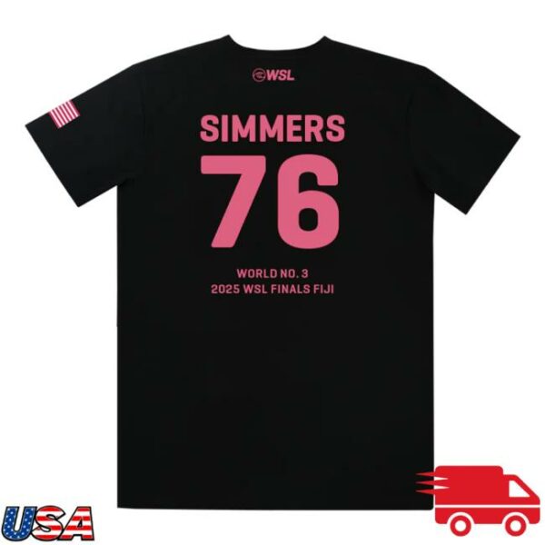 Wslstore Merch Final 5 Official Jersey Caitlin Simmers 2025 Tee