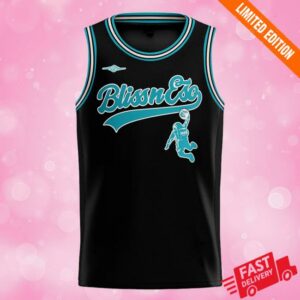 Bliss N Eso Merch Store The Moon Teal Basketball Jersey