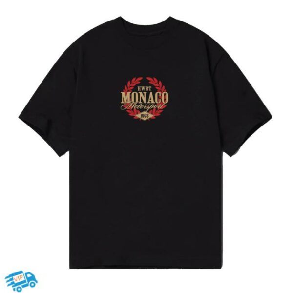 Hwbt Merch Store Monaco Oversized T-Shirt Black